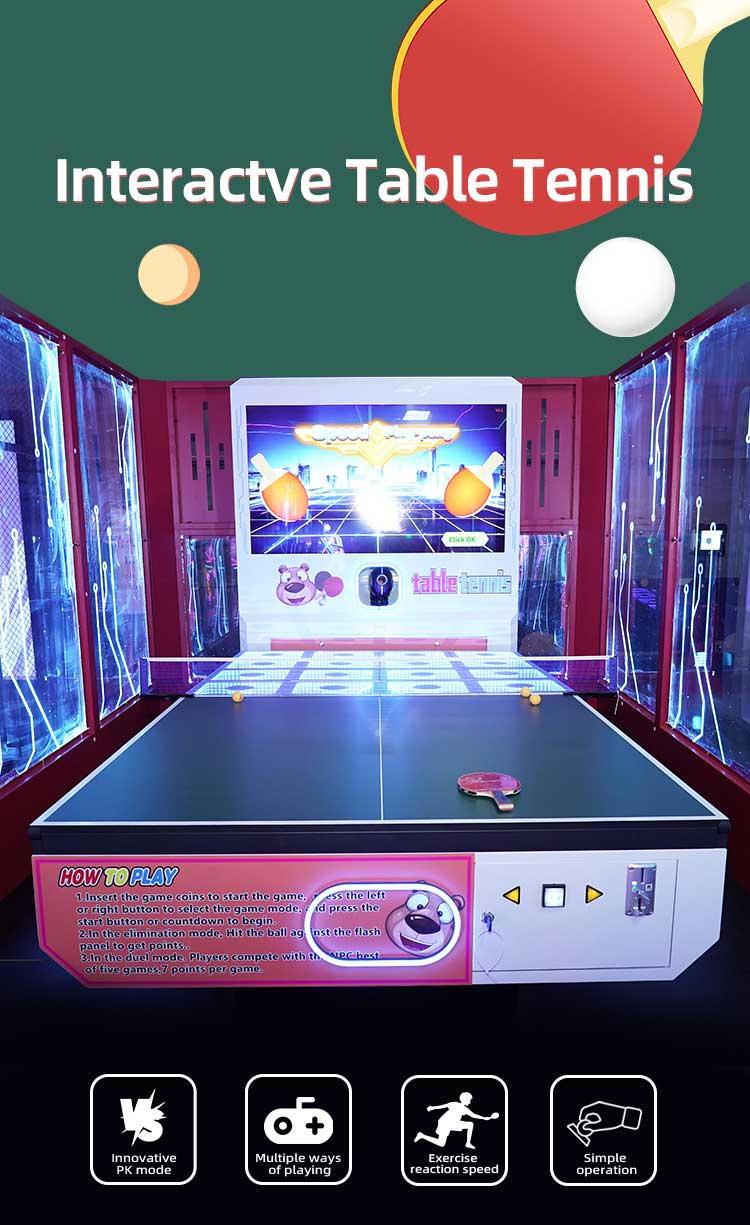 Table Tennis Simulator AR Ping Pong Game Arcade